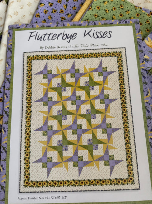 Flutterbye Kisses – Springtime Lap Quilt